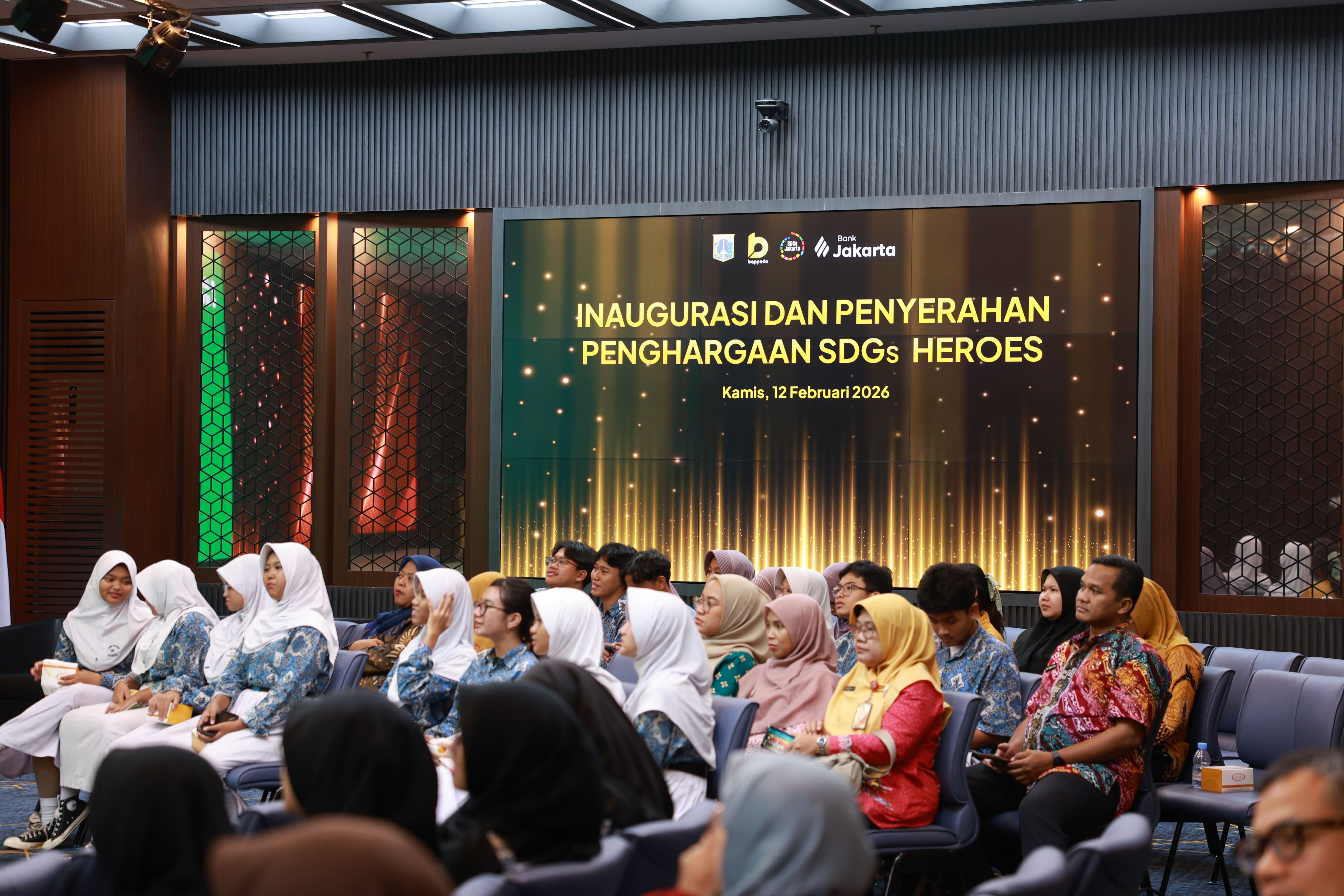 Inaugurasi dan penyerahan pengharhaan SDGs Heroes