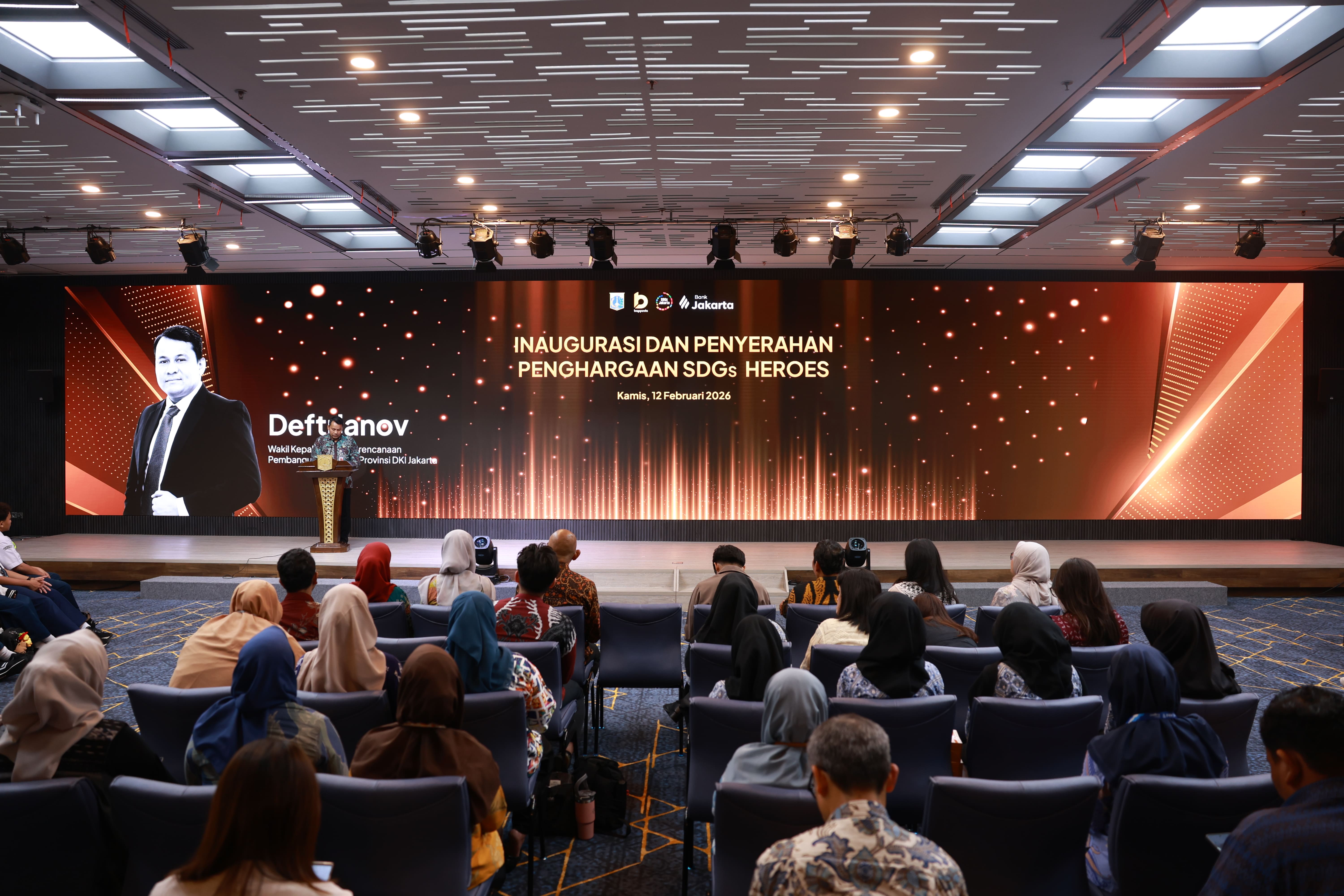 Inaugurasi dan penyerahan pengharhaan SDGs Heroes