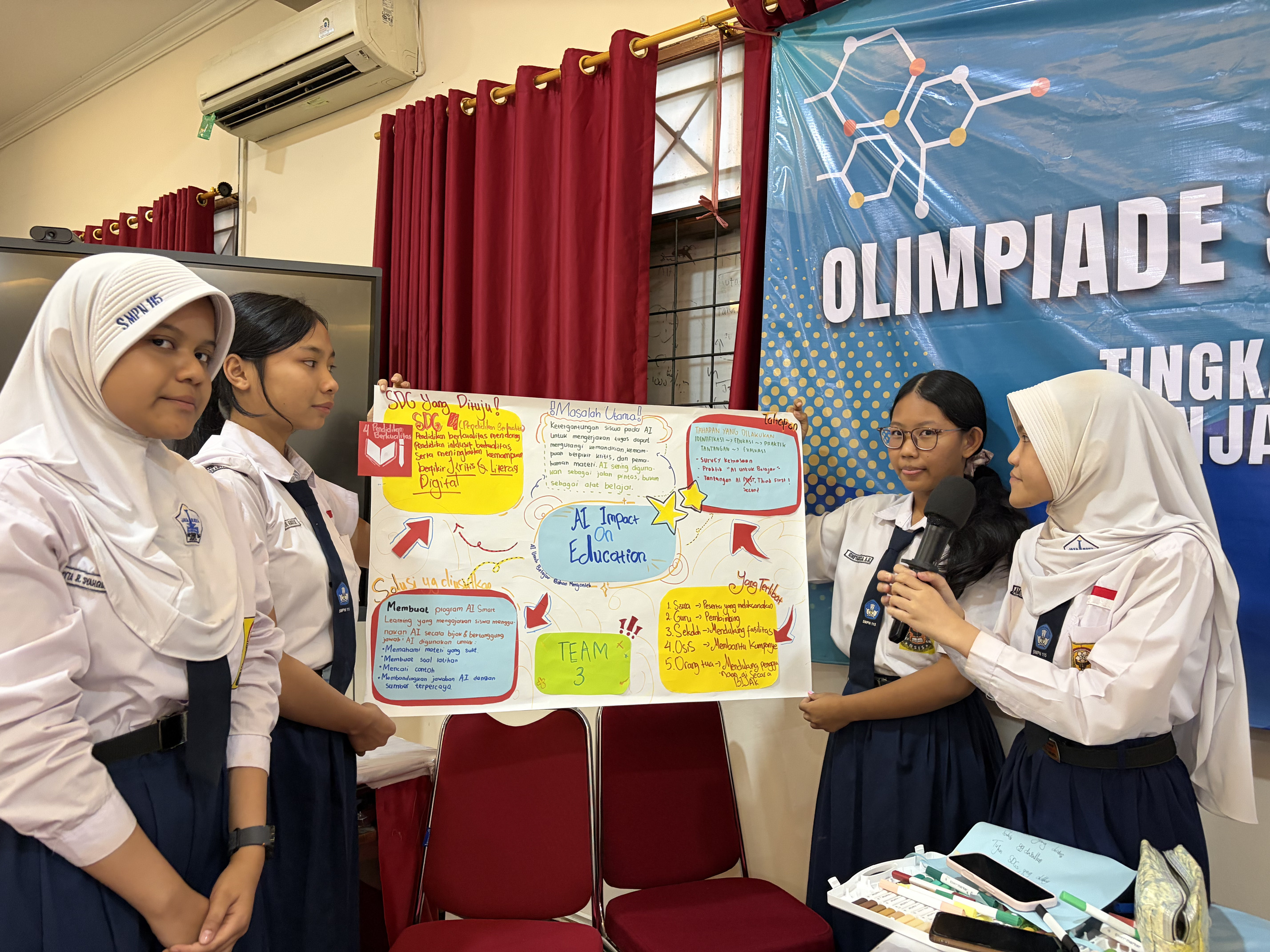 Ciptakan Aksi untuk Lingkungan Sekolah di SMP Negeri 115 Jakarta