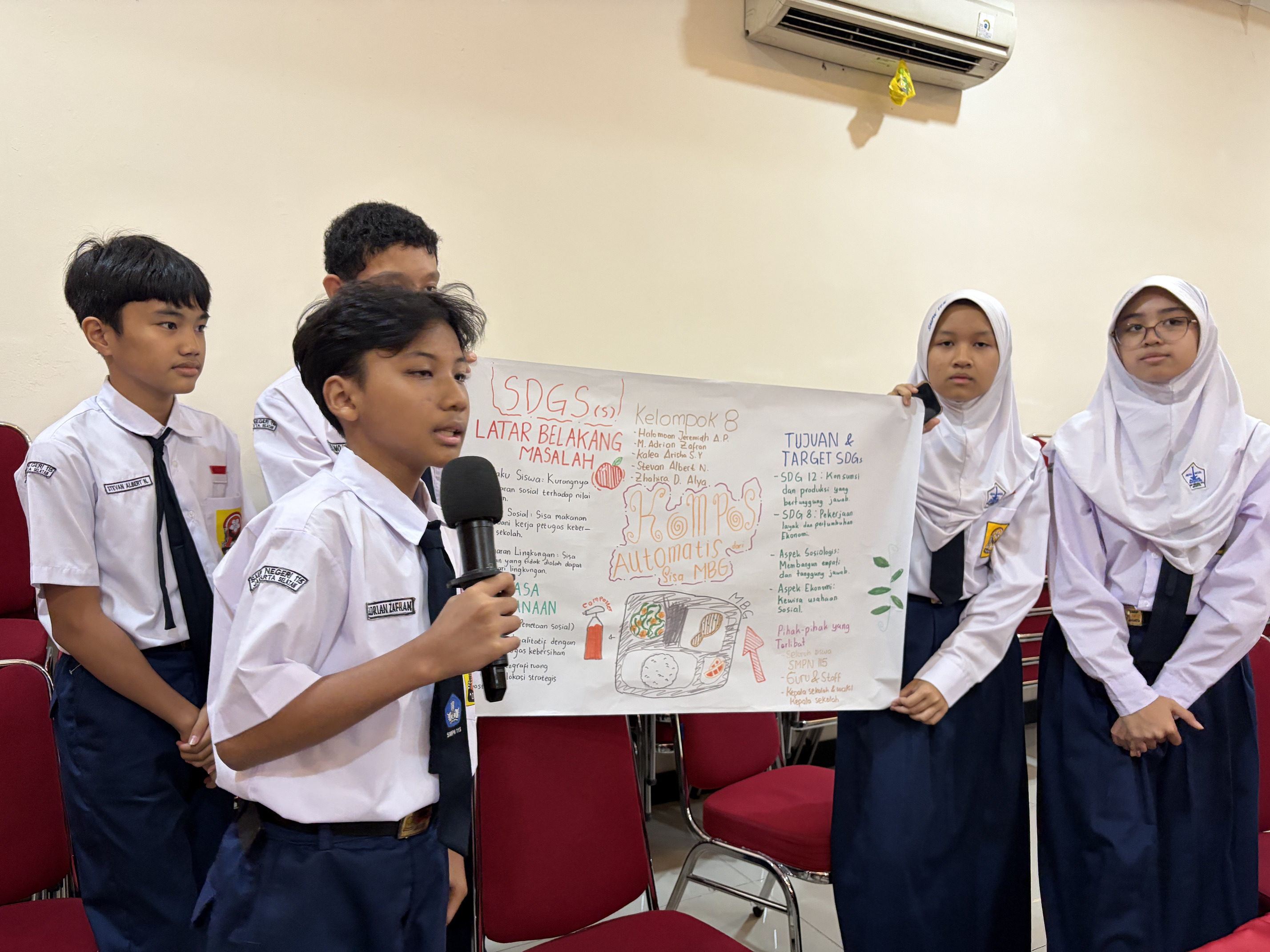 Ciptakan Aksi untuk Lingkungan Sekolah di SMP Negeri 115 Jakarta